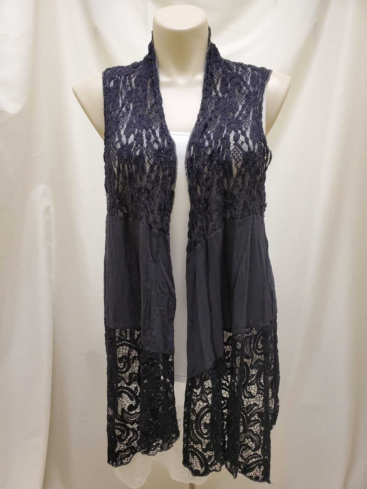 black lace vest top uk